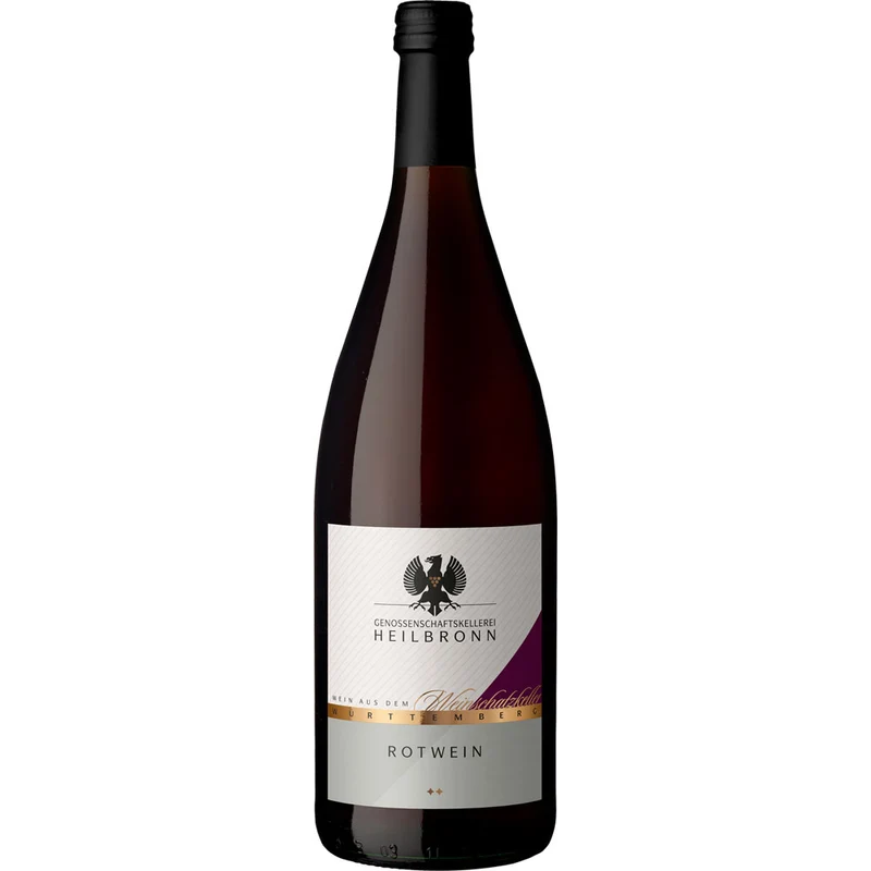 Genossenschaftskellerei Heilbronn Rotwein QbA 12x 1 Liter (MEHRWEG)