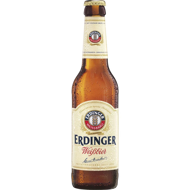 Erdinger Hefe Hell 24x 0,33 Liter (MEHRWEG)