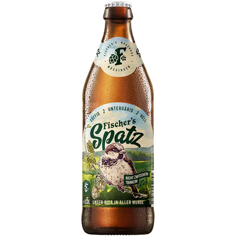 Fischer's Spatz Hell 20x 0,5 Liter (MEHRWEG)