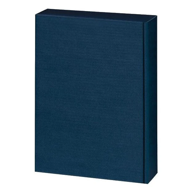 Präsentkartonage 3er Lino Blau