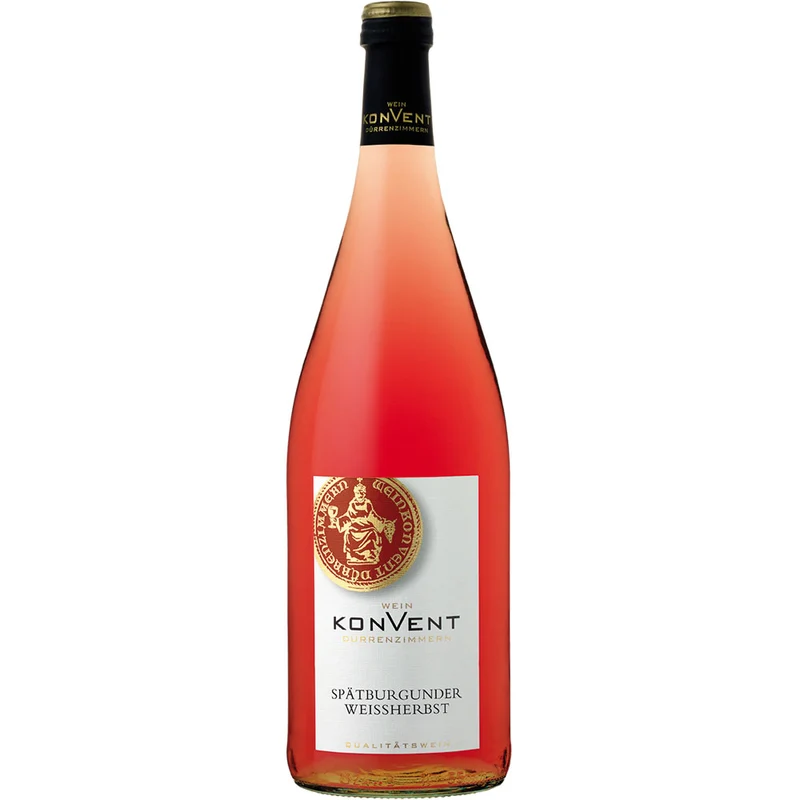 Weinkonvent Dürrenzimmern Spätburgunder Weißherbst 12x 1 Liter (MEHRWEG)