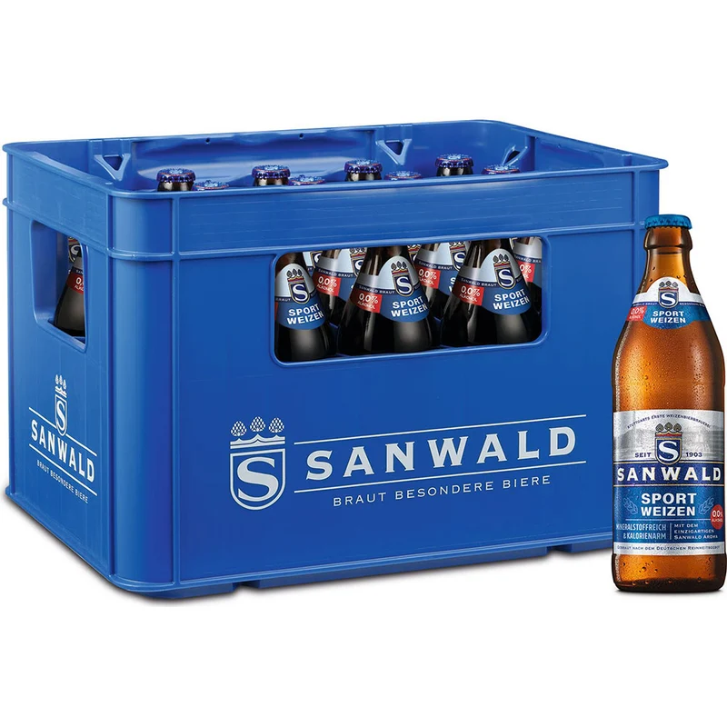 Sanwald Sport Weizen Alkoholfrei 20x 0,5 Liter (MEHRWEG)