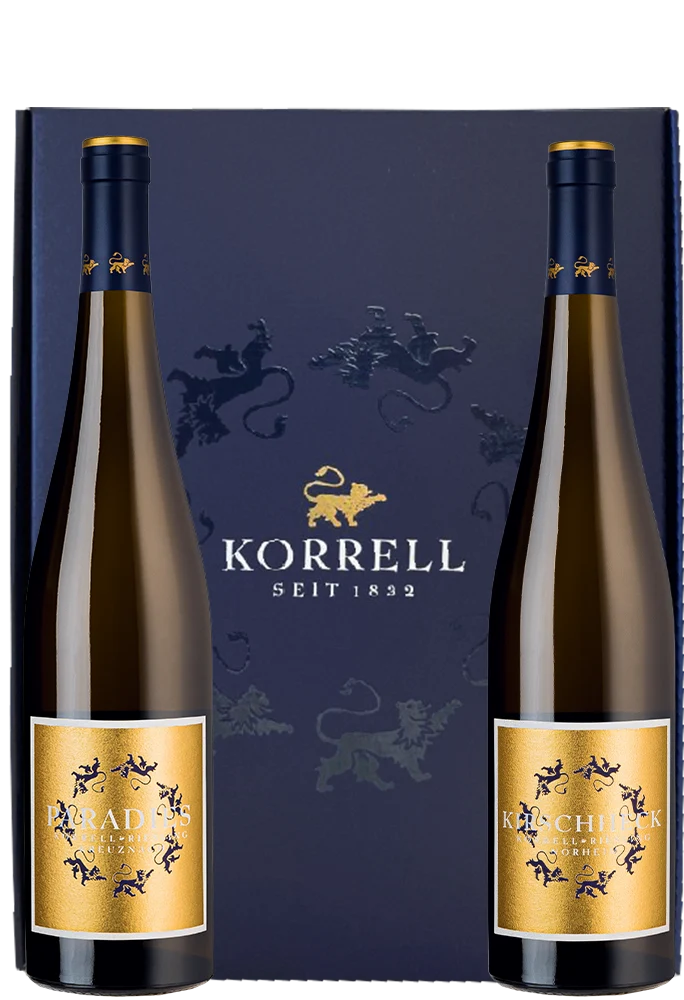 2er LÖWENCLUB Paket im KORRELL Präsentkarton mit Expertise