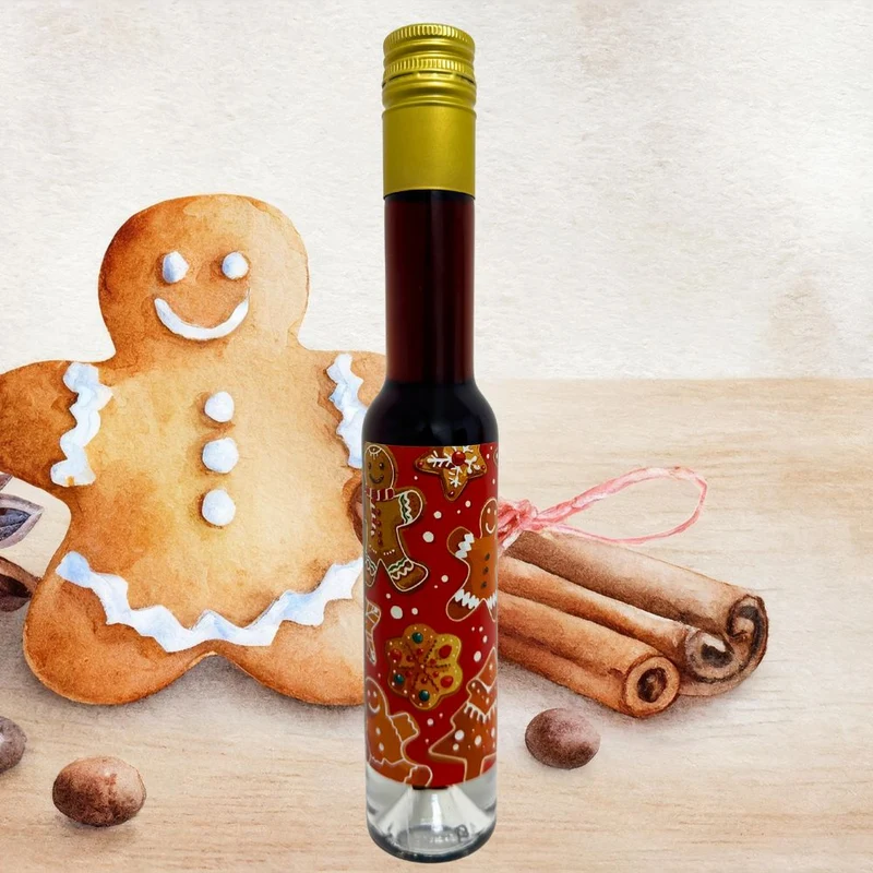 Lebkuchen Likör | Likör für Weihnachten im Lebkuchen Design | 0,1L | 15%