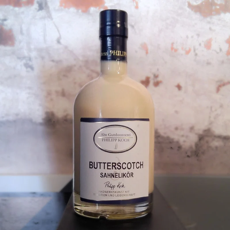 Butterscotch Sahnelikör | karamelliger Toffee Likör | 0,5L | 17%