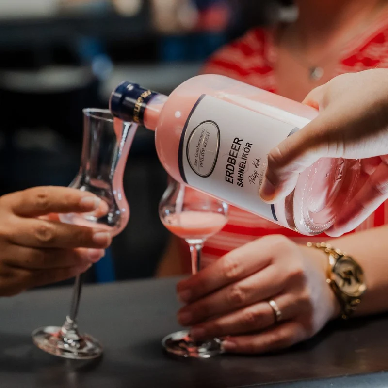 Erdbeer Sahnelikör | cremiger Erdbeeren Likör | 0,5L | 15%