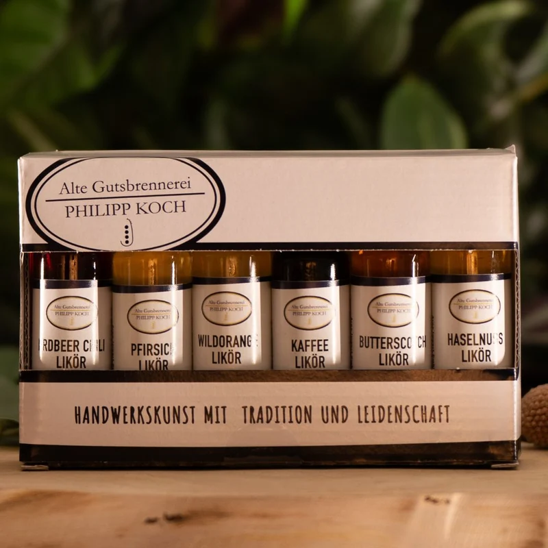 Mini Likör Tasting Set | 6 x 2 CL Likör Topseller von Philipp Koch | 20%