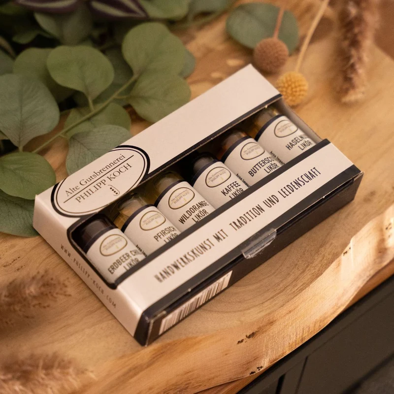 Mini Likör Tasting Set | 6 x 2 CL Likör Topseller von Philipp Koch | 20%