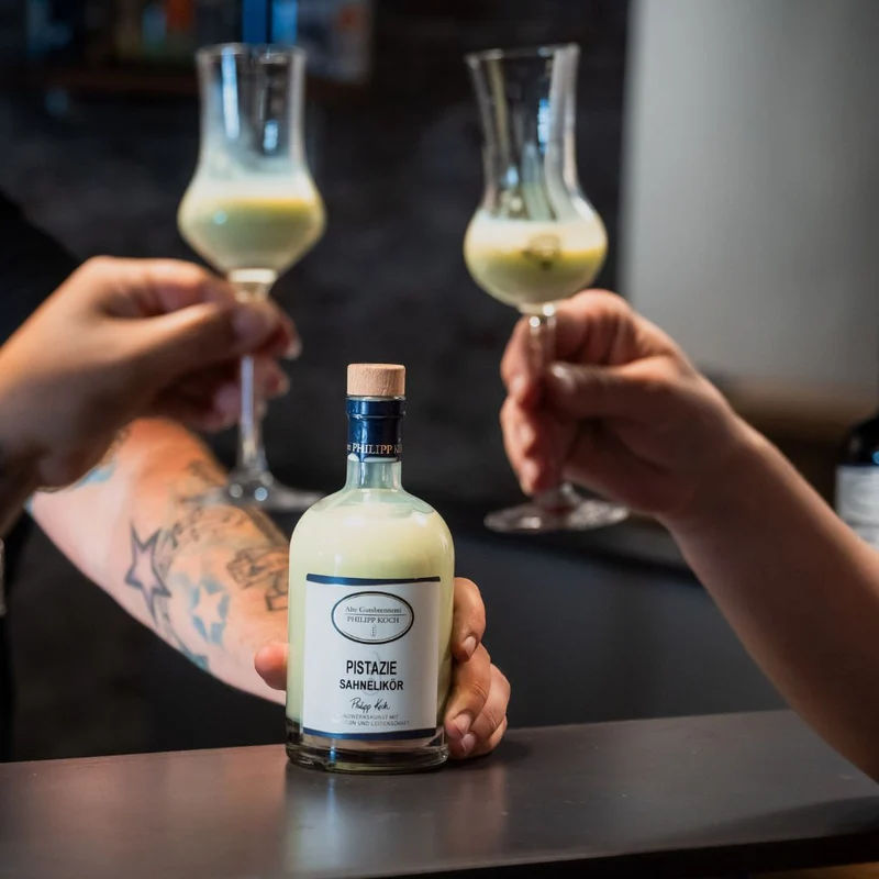 Pistazien Sahnelikör | delikater Pistazie Likör | 0,5L | 15%