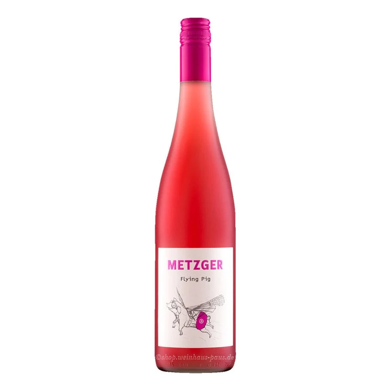 Weingut Metzger "Flying Pig" Perlwein / Frizzante Rosé feinherb