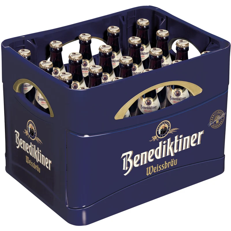Benediktiner Weißbier Hell Naturtrüb 20x 0,5 Liter (MEHRWEG)