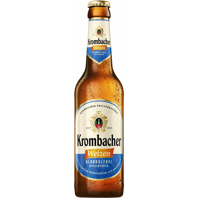 Krombacher Hefe Weizen Alkoholfrei 11x 0,5 Liter (MEHRWEG)