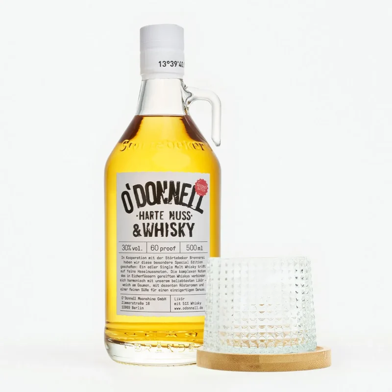 Whisky x Harte Nuss mit 1er Tumbler