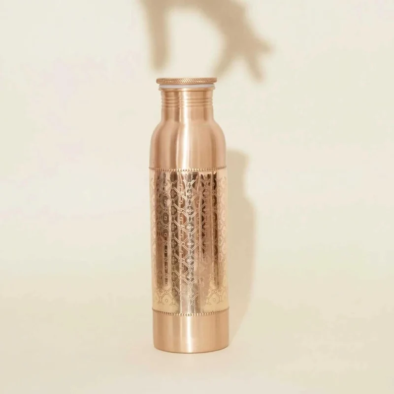 Kupferflasche mit Mosaik