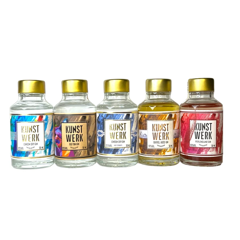 KUNSTWERK Gin - Miniaturen Mix 50ml