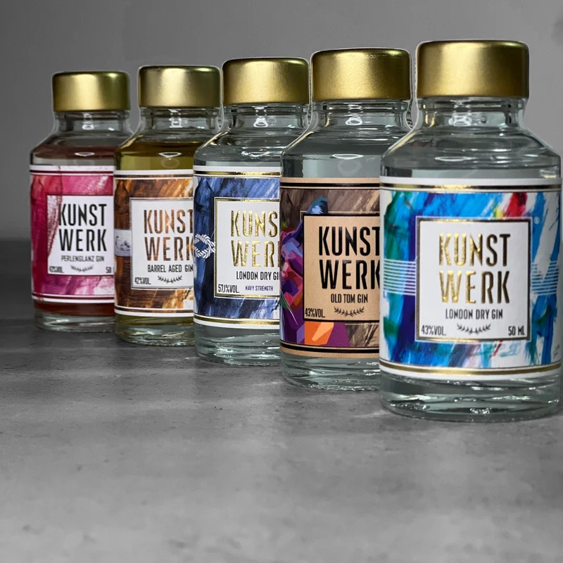 KUNSTWERK Gin - Miniaturen Mix 50ml