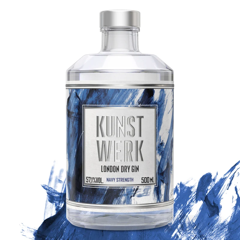 KUNSTWERK Gin - London Dry Gin Navy Strength 500ml