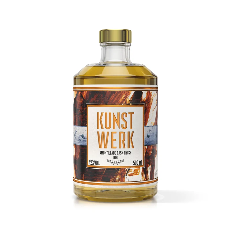 KUNSTWERK Gin - Amontillado Cask Finish - Barrel Aged Gin 500ml
