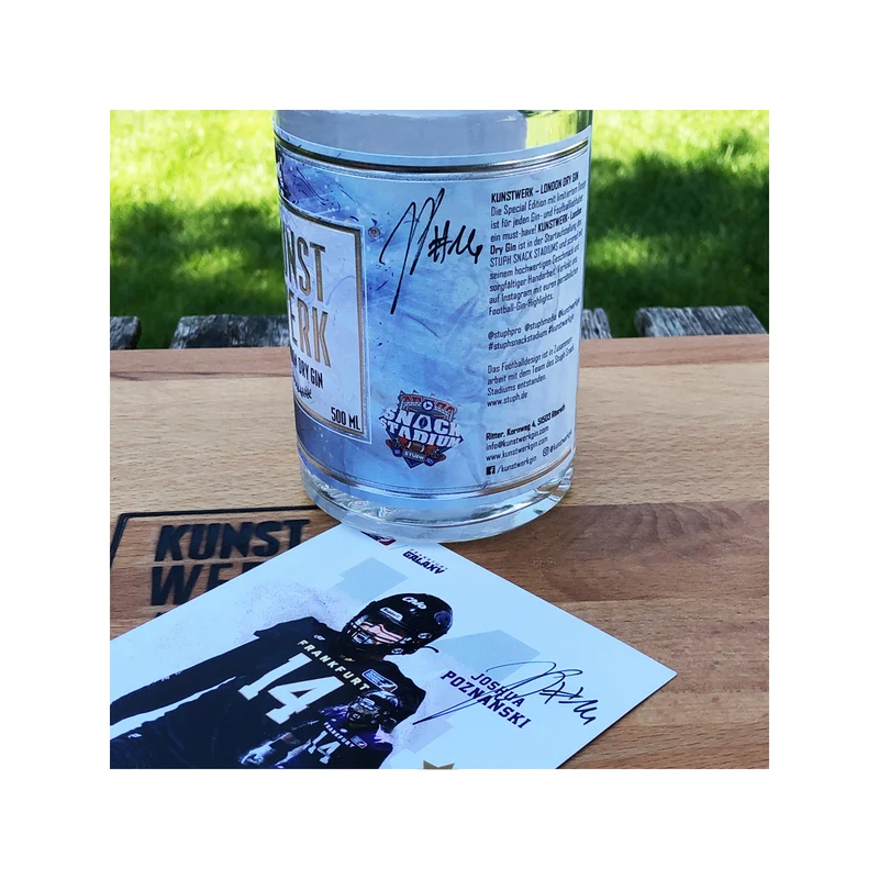 KUNSTWERK Gin - London Dry Gin Limited Football Edition No.1 500ml