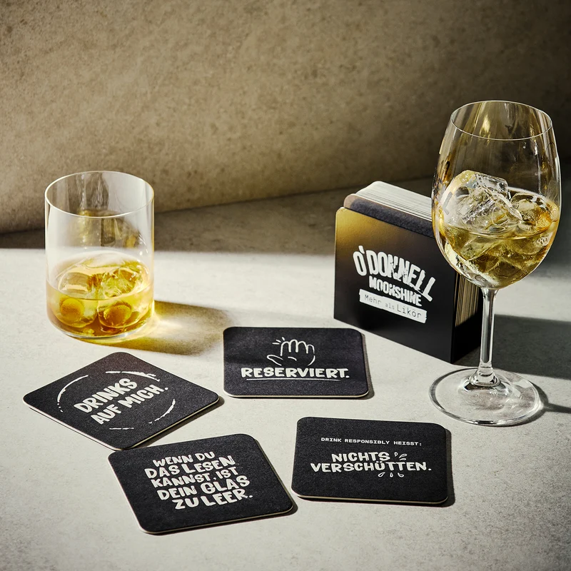 Moonshine Coasters