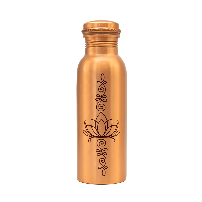 Kupferflasche „Lotus“
