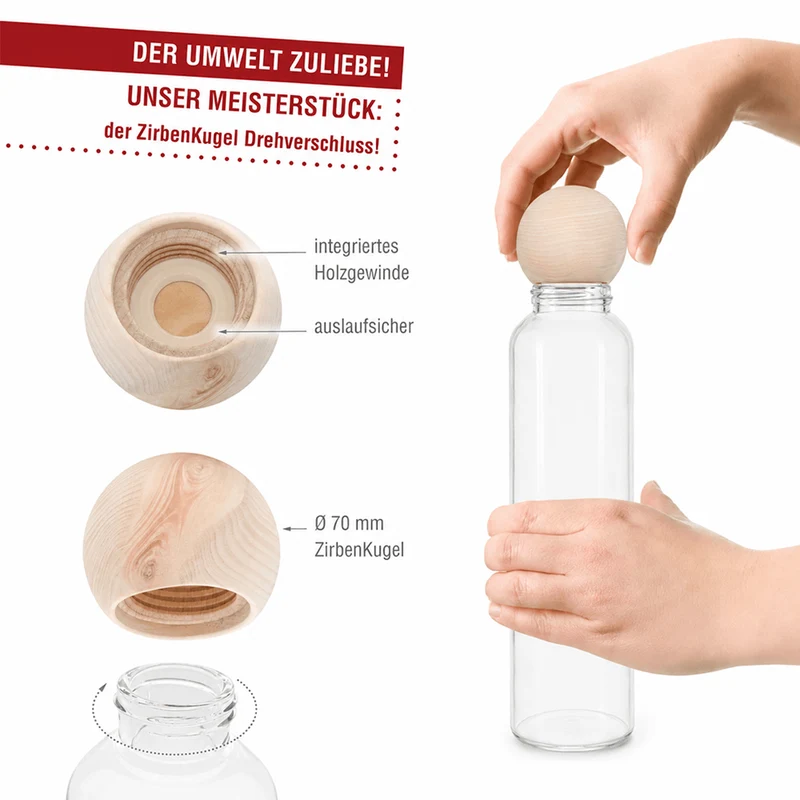 ZirbenManschgerl Trinkflasche 1 Liter