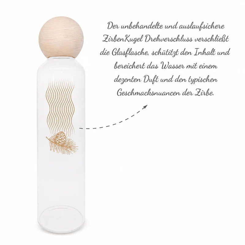 ZirbenManschgerl Trinkflasche 1 Liter