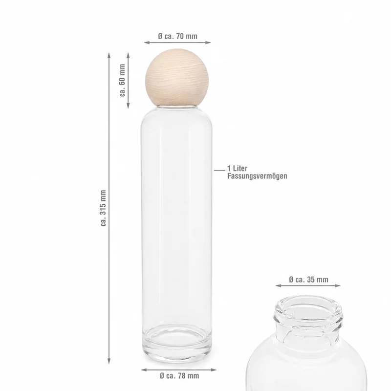 ZirbenManschgerl Trinkflasche 1 Liter