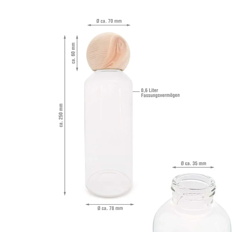 ZirbenManschgerl Trinkflasche 0,6 Liter
