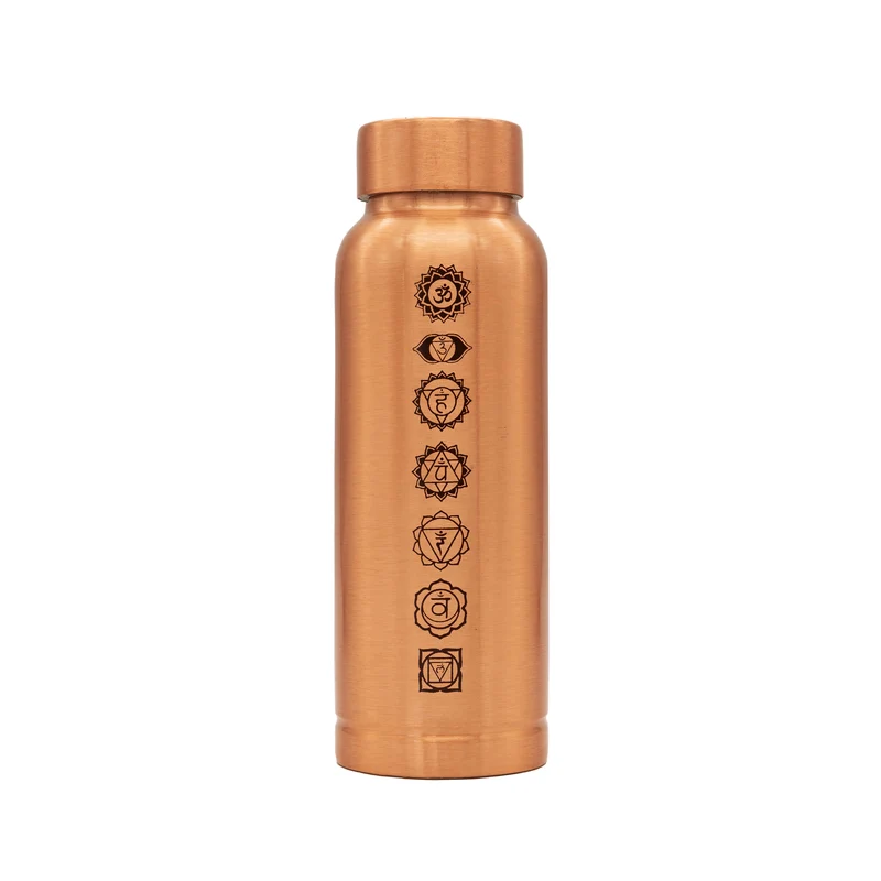 Kupferflasche „7 Chakren“