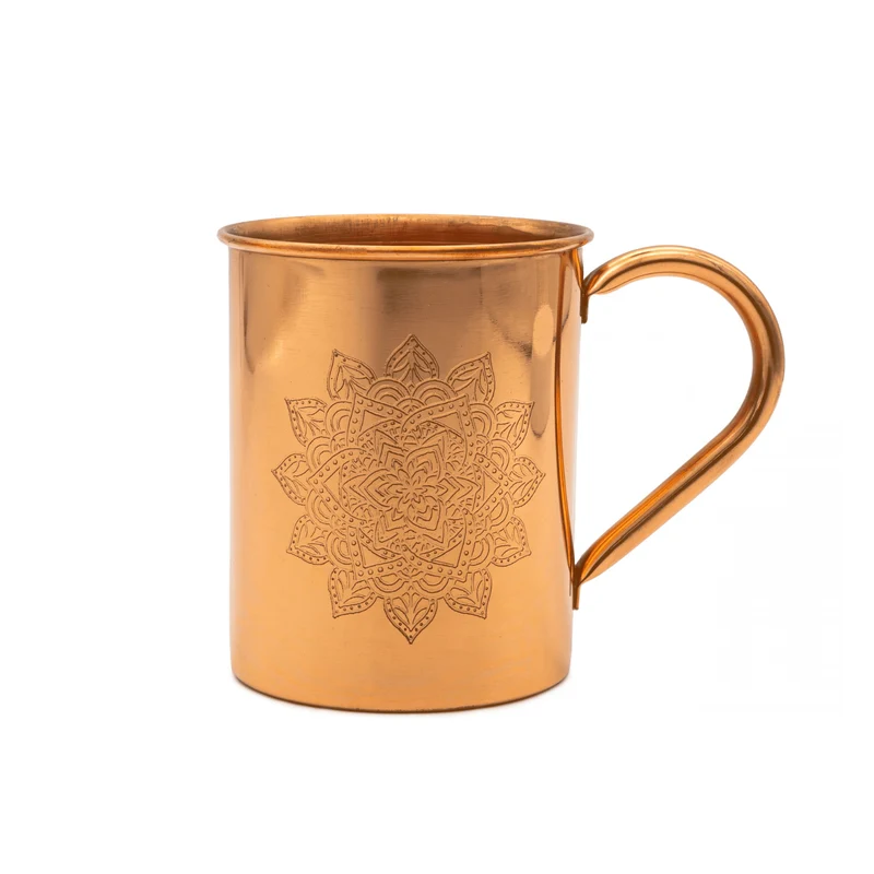 Kupfertasse Mandala