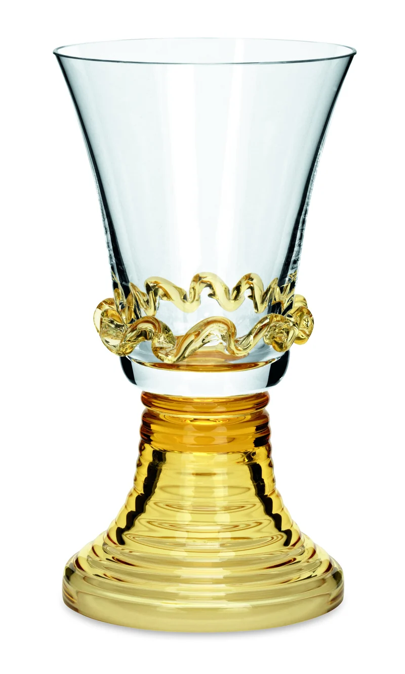 TOSCANA klar/bernstein, glatt - Römer 1/8 l, 126 mm (x)