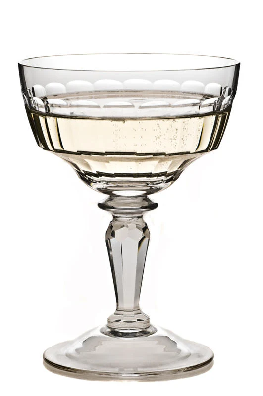 OTTO klar, Flächenschliff - Champagnerschale 146 mm