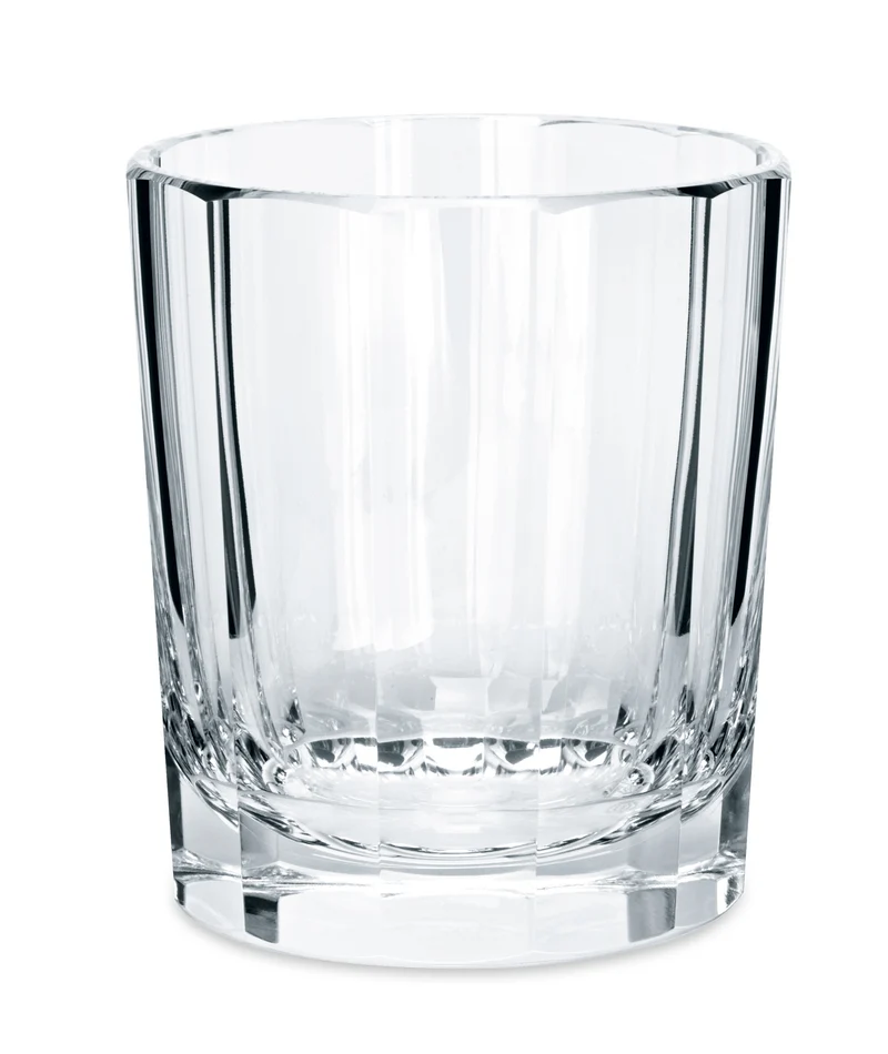 ROLAND klar, polierter Flächenschliff - Whiskybecher 90 mm