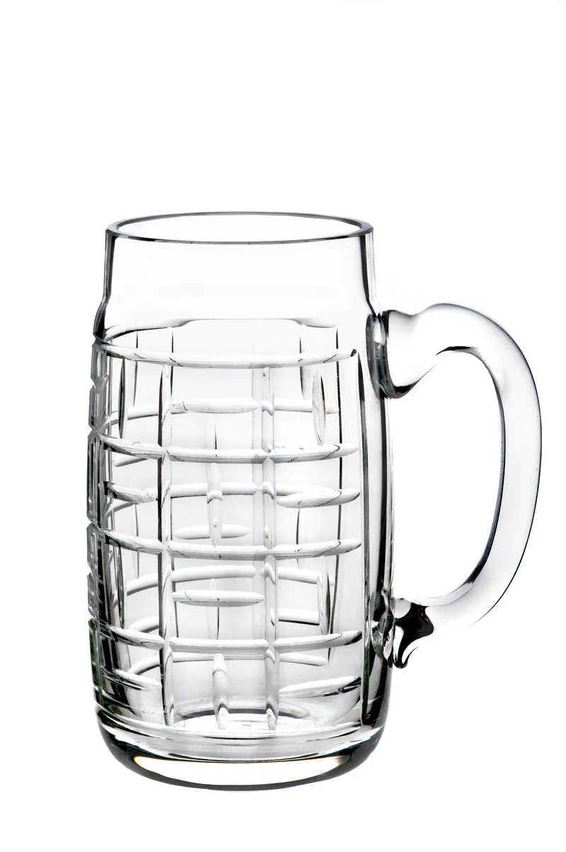 JOSEPH klar, Olivenschliff Nr. 14 - Bierkrug 0,5 l, 156 mm