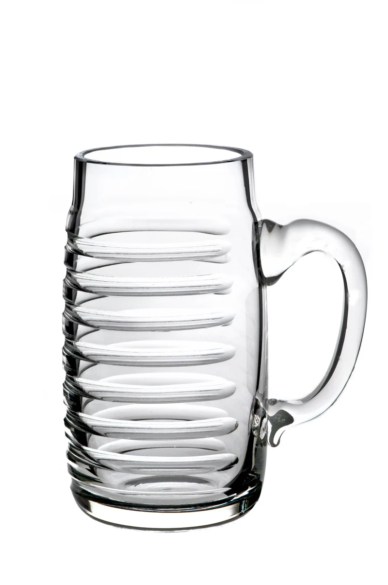 JOSEPH klar, Olivenschliff quer Nr. 12 - Bierkrug 0,5 l, 156 mm