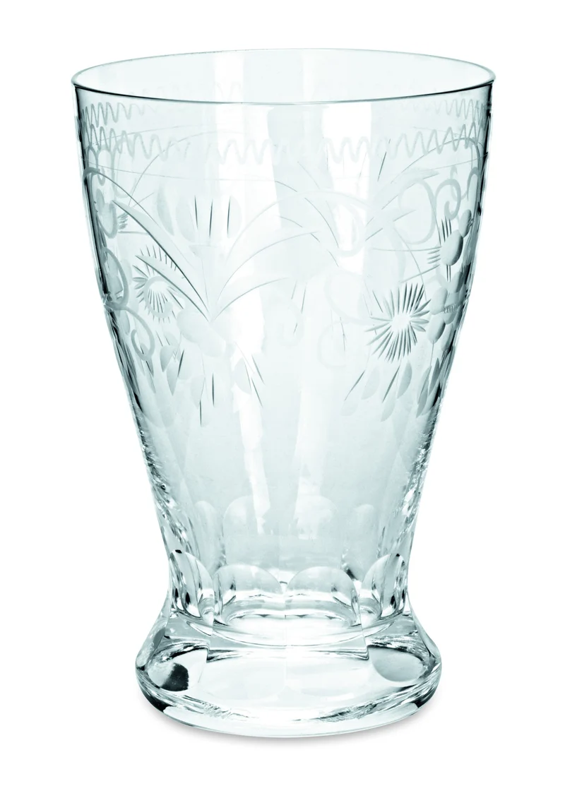 CONCORD klar, Schliff & 'Radgravur' - Becher 110 mm