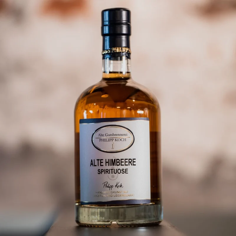 Alte Himbeere Spirituose | balancierter Himbeer Schnaps | 0,5L | 35%