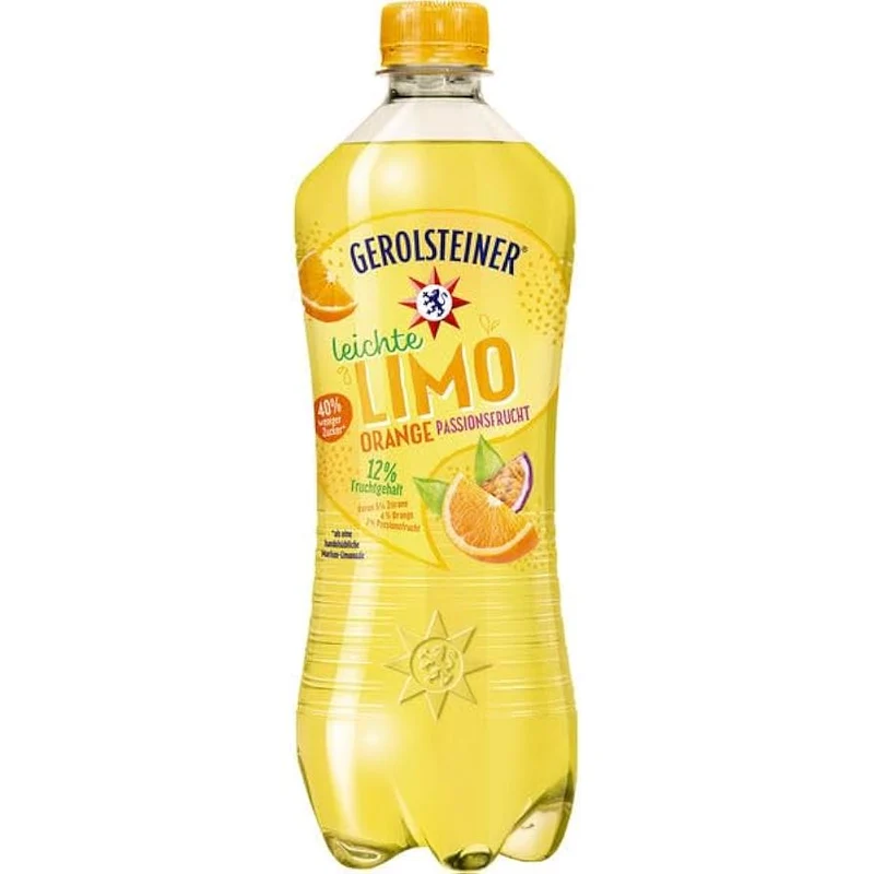 Gerolsteiner Leichte Limo Orange Passionsfrucht 6x0,75l EINWEG