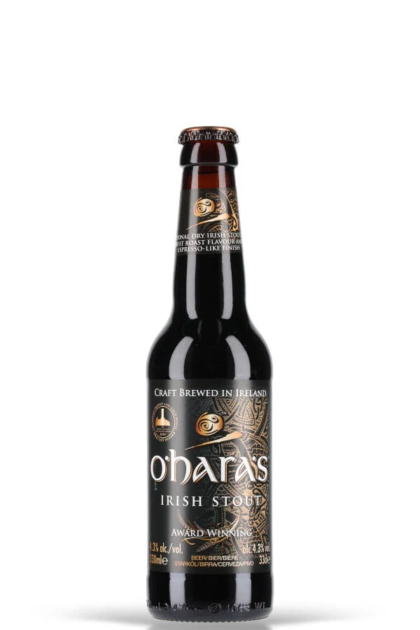 O'Hara's Irish Stout 4.3% vol. 0.33l