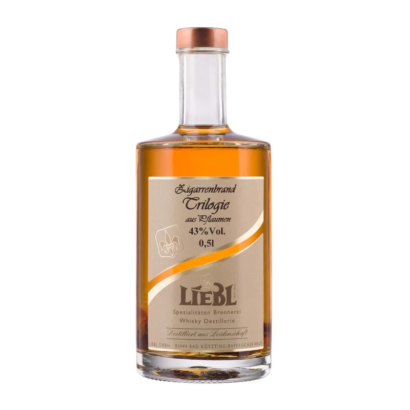 Liebl Trilogie aus Pflaumen 0,5L 43% Zigarrenbrand