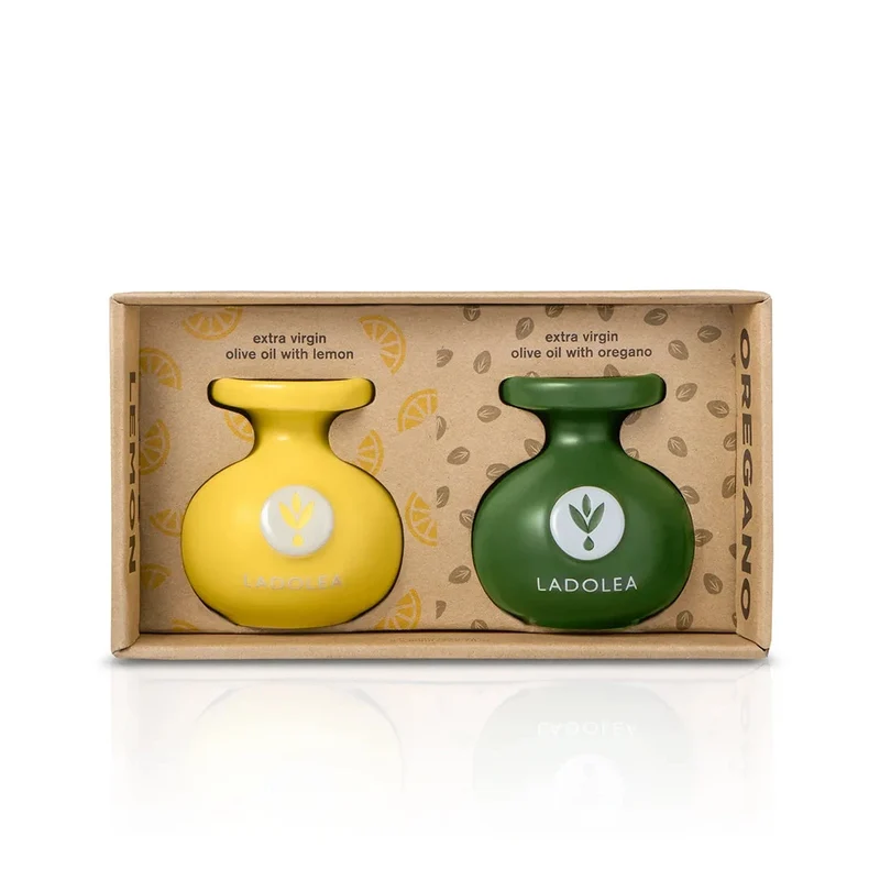 Ladolea Olivenöl Set Lemon & Oregano 2x80ml