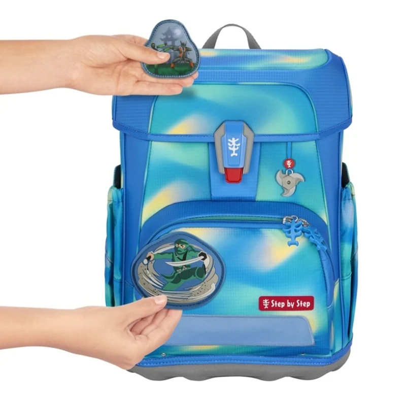 Step by Step MAGIC MAGS FLASH "Robot Nino" blau Roboter