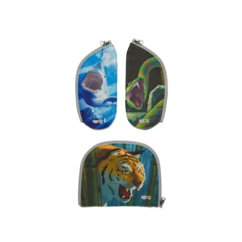 ergobag Zippies Gefährliche Tiere 3-teilig bunt 15 x 23 x 3 cm
