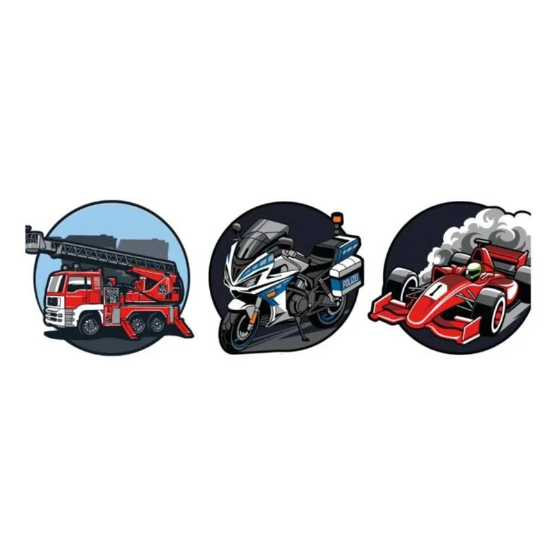Schneider 3er Set Patches mit Klettfunktion Rush