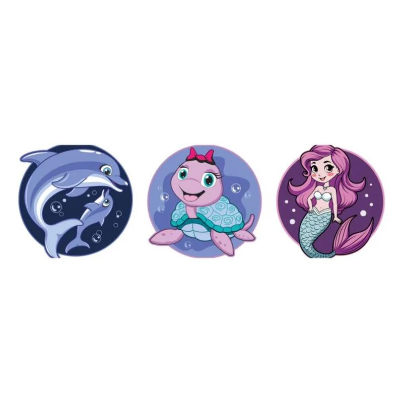 Schneider 3er Set Patches mit Klettfunktion Ocean Buddies