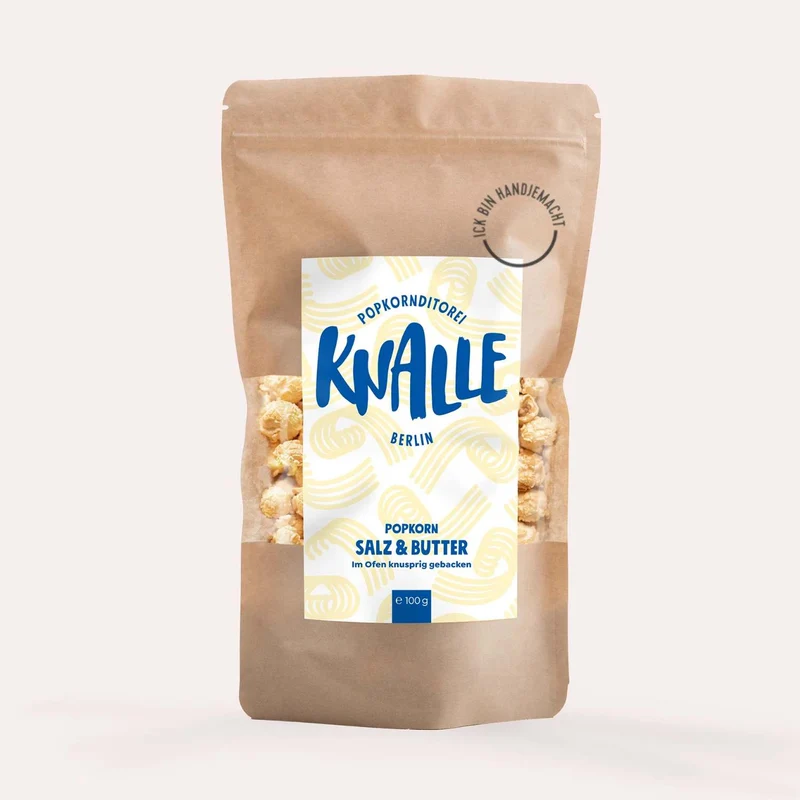 Knalle Popcorn Salz & Butter 100g