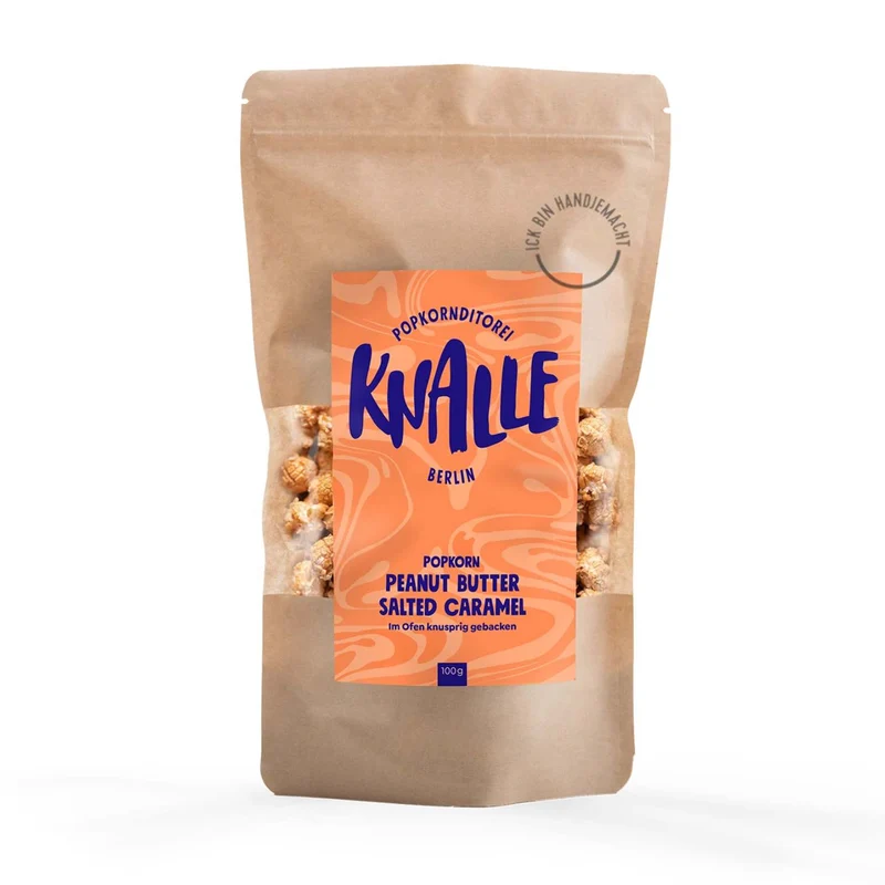 Knalle Popcorn Erdnussbutter Salzkaramell 100g